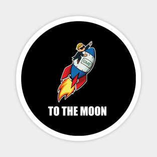 WallStreetBets - TO THE MOON - Reddit WSB Stock Market Magnet